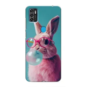 Чохол з принтом стильні тварини для ZTE Blade A7s 2020 (Кролик в окулярах)