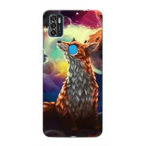 Чехлы с картинкой Лисички для ZTE Blade A7s 2020 (VPrint) (Лисица в космосе)