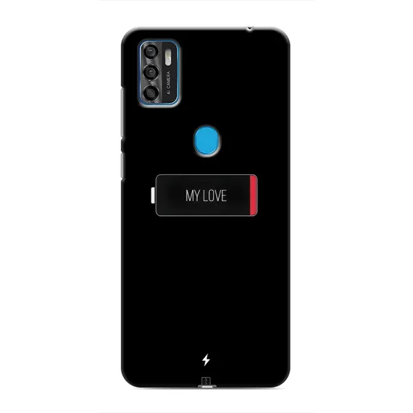 Чохол з принтом «Love battery» для ZTE Blade A7s 2020