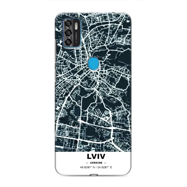 Чехол с принтом «Львов» для ZTE Blade A7s 2020
