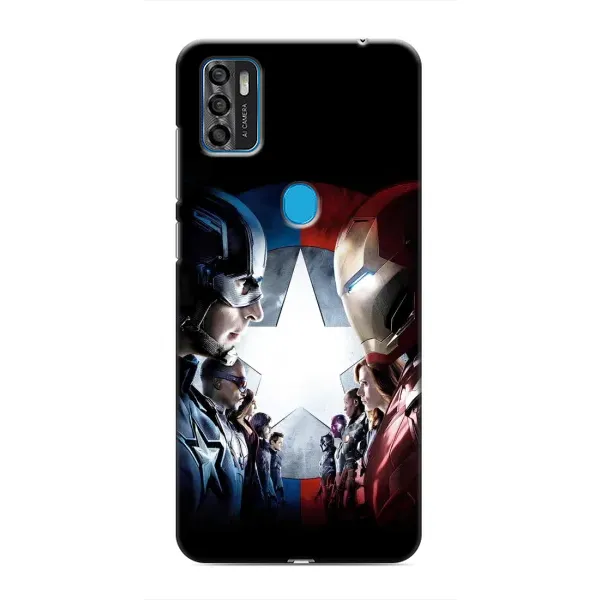 Чохол з принтом «Марвел стайл» для ZTE Blade A7s 2020