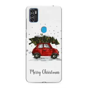 Різдвяні, Святкові Чохли для ZTE Blade A7s 2020 (Авто з ялинкою)