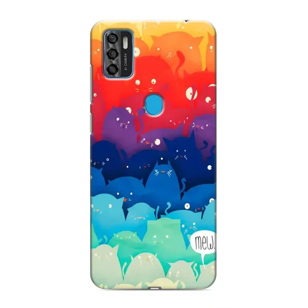 Чохол з принтом «Mew» для ZTE Blade A7s 2020