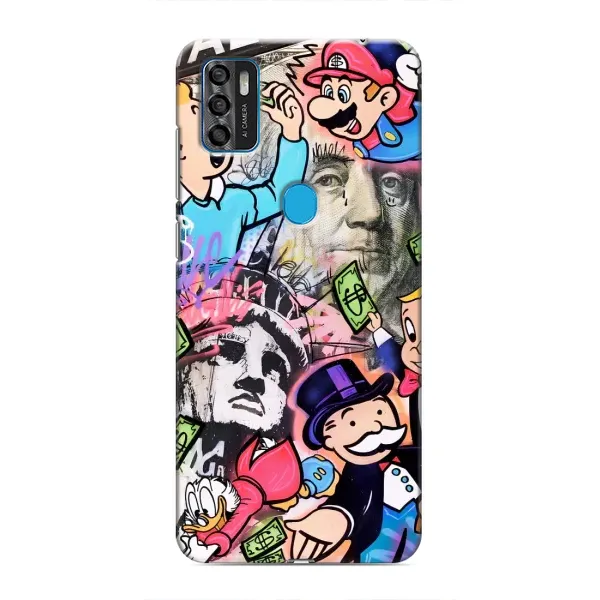 Чехол с принтом «Monopoly man» для ZTE Blade A7s 2020