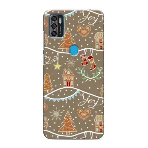 Новорічні, Святкові Чохли для ZTE Blade A7s 2020 - 2024 год (Новорічні пряники)