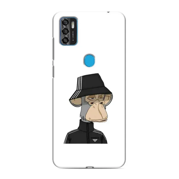 Чехол с принтом «обезьяна NFT Adidas» для ZTE Blade A7s 2020