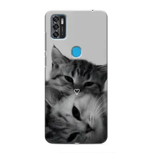 Чохол з малюнком кіт на ZTE Blade A7s 2020 (Пара котів)