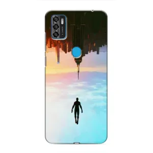 Чехол с человеком пауком для ZTE Blade A7s 2020 - (AlphaPrint) (Паук человек)