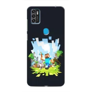 Чохол Майнкрафт на ZTE Blade A7s 2020 (AlphaPrint) Minecraft (персонажі Minecraft)