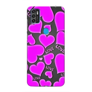 Чехлы для любимой на ЗТЕ Блейд А7с (VPrint) (Pink hearts)