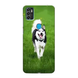 Чохол з Хаскі ZTE Blade A7s 2020 - (AlphaPrint) (Радісний Хаскі)