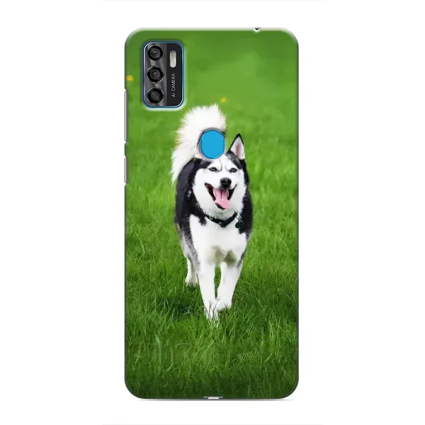 Чохол з принтом «Радісний Хаскі» для ZTE Blade A7s 2020