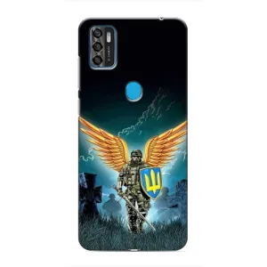 Чехлы с картинкой ЗСУ для ZTE Blade A7s 2020 (AlphaPrint) (Солдат ЗСУ)