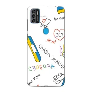 Чохли (Доброго вечора, ми за України) для ZTE Blade A7s 2020 (AlphaPrint) (Стикер)