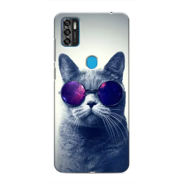 Чехол с принтом «Стильный кот» для ZTE Blade A7s 2020 Чехол с принтом «Стильный кот» для ZTE Blade A7s 2020