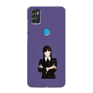 Чохли Венсдей на ZTE Blade A7s 2020 Уенсдей (AlphaPrint) (Венздей у чорному)