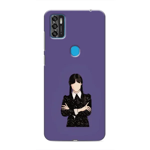 Чохол з принтом «Венздей у чорному» для ZTE Blade A7s 2020