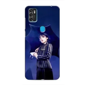 Чохли Венсдей на ZTE Blade A7s 2020 Уенсдей (AlphaPrint) (Венздей з парасолькою)