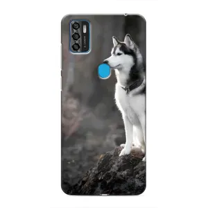 Чохол з Хаскі ZTE Blade A7s 2020 - (AlphaPrint) (Вірний собака)