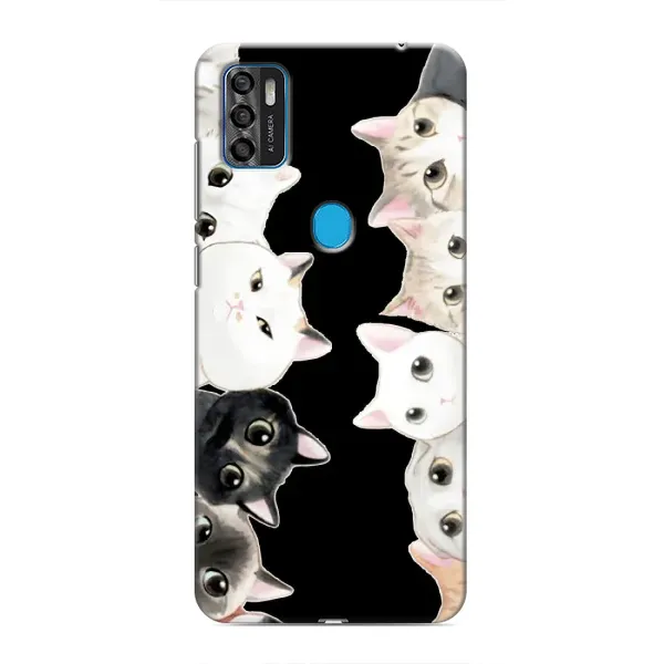 Чохол з принтом «Погляд котиків» для ZTE Blade A7s 2020