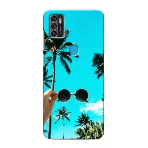 Силиконовый чехол с КАРТИНКАМИ лето для ZTE Blade A7s 2020 (AlphaPrint) (Взгляд лето)