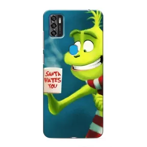 Різдвяні Чохли для ZTE Blade A7s 2020 (VPrint) (Зелений Грінч)