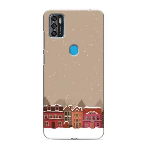 Новорічні, Святкові Чохли для ZTE Blade A7s 2020 - 2024 год (Зимове місто)
