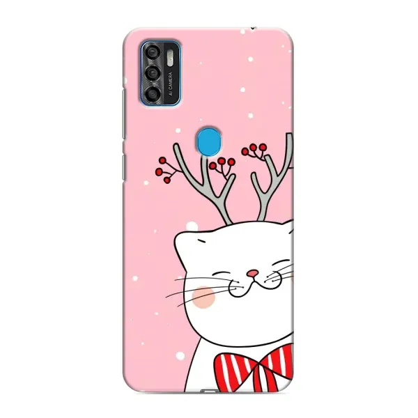 Чехол с принтом «Зимний кот» для ZTE Blade A7s 2020 Чехол с принтом «Зимний кот» для ZTE Blade A7s 2020