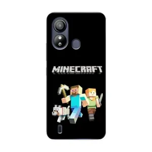 Чохол Майнкрафт на ZTE Blade L220 (AlphaPrint) Minecraft (герої Minecraft)