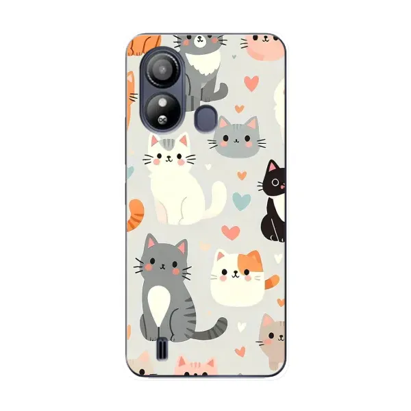 Чехол с принтом «Коллаж котов» для ZTE Blade L220 Чехол с принтом «Коллаж котов» для ZTE Blade L220