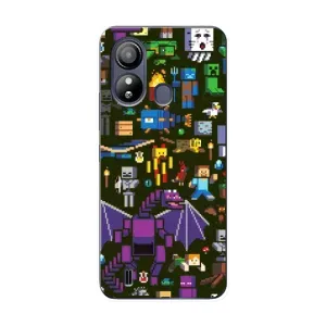 Чохол Майнкрафт на ZTE Blade L220 (AlphaPrint) Minecraft (Колаж Майнкрафт)