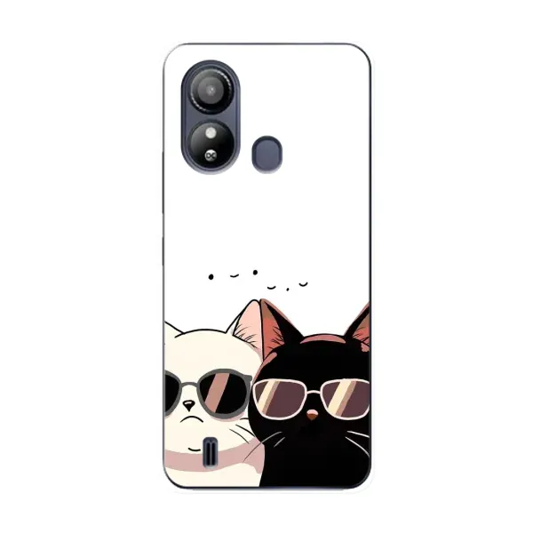 Чехол с принтом «Коты в очках» для ZTE Blade L220 Чехол с принтом «Коты в очках» для ZTE Blade L220
