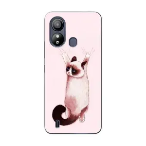 Чохол на ZTE Цlэйд L220 з Котиками (VPrint) (Котик падає)
