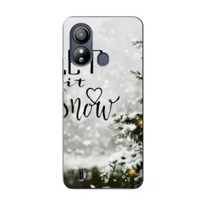 Новорічні, Святкові Чохли для ZTE Blade L220 - 2024 год (Let it snow)