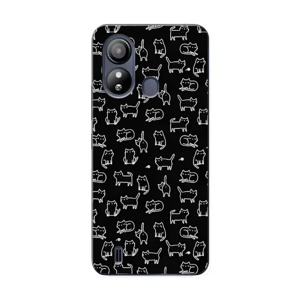 Чехол с принтом «Меленькие котики» для ZTE Blade L220