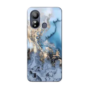 Мраморний чехол на ZTE Blade L220 (VPrint) (Ніжний мрамор)