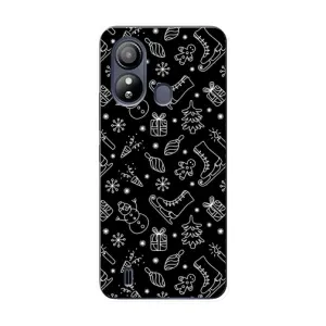 Новорічні, Святкові Чохли для ZTE Blade L220 - 2024 год (Новорічний фон)