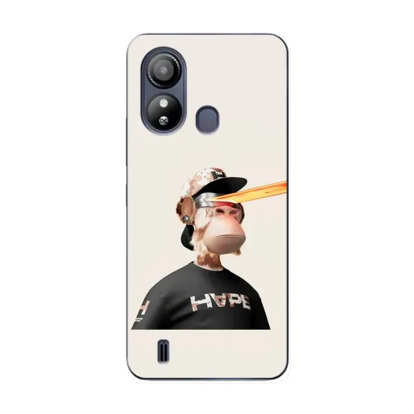 Чехол с принтом «обезьяна NFT в очках» для ZTE Blade L220