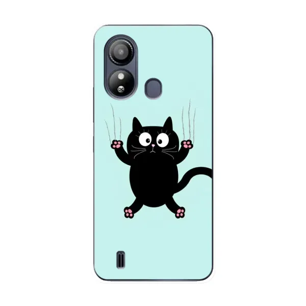 Чехол с принтом «Падающий кот» для ZTE Blade L220