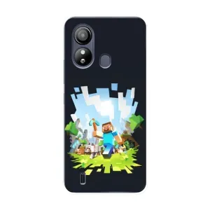 Чохол Майнкрафт на ZTE Blade L220 (AlphaPrint) Minecraft (персонажі Minecraft)