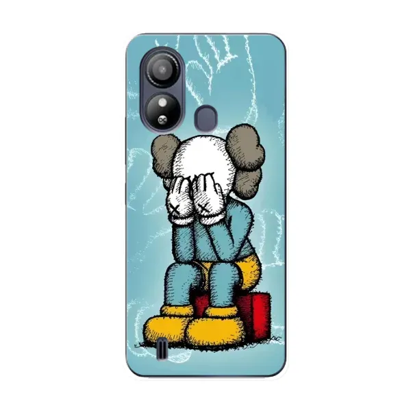 Чехол с принтом «Плач Bearbrick» для ZTE Blade L220