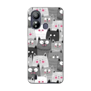 Чохли з Котиками для ZTE Blade L220 (VPrint) (Мальовані котики)