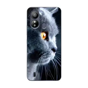 Чохли з Котиками для ZTE Blade L220 (VPrint) (Сірий Кіт)