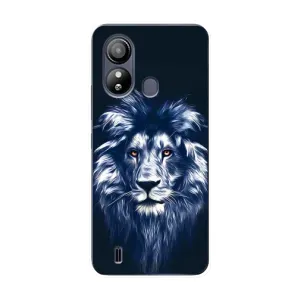 Чохол з картинкою ЛЕВ для ZTE Blade L220 (VPrint) (Синій Лев)