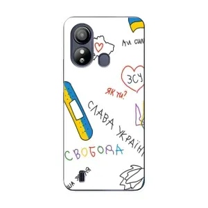 Чохли (Доброго вечора, ми за України) для ZTE Цlэйд L220 (AlphaPrint) (Стикер)