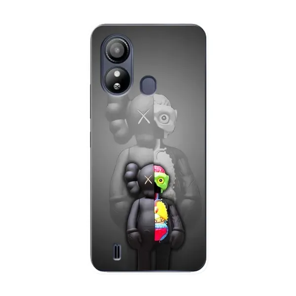 Чехол с принтом «Тело Bearbrick» для ZTE Blade L220