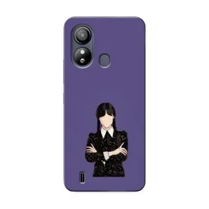 Чохли Венсдей на ZTE Blade L220 Уенсдей (AlphaPrint) (Венздей у чорному)