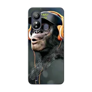 Чохол з Мавпами ZTE Blade L220 - (AlphaPrint) (В навушниках)