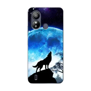 Защитные чехлы для ЗТЕ Блейд Л220 (AlphaPrint) (ХИТ продаж) ВОЛК (Волк на луну)