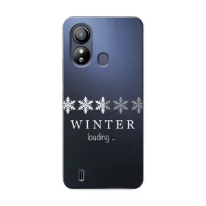 Зимні Чохли для ZTE Цlэйд L220 - прозорий фон (Winter loading)